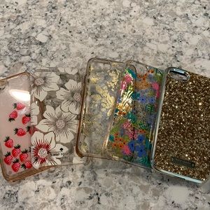 Lot of iPhone cases for 6/7/8. KSNY, Rifle, Bando